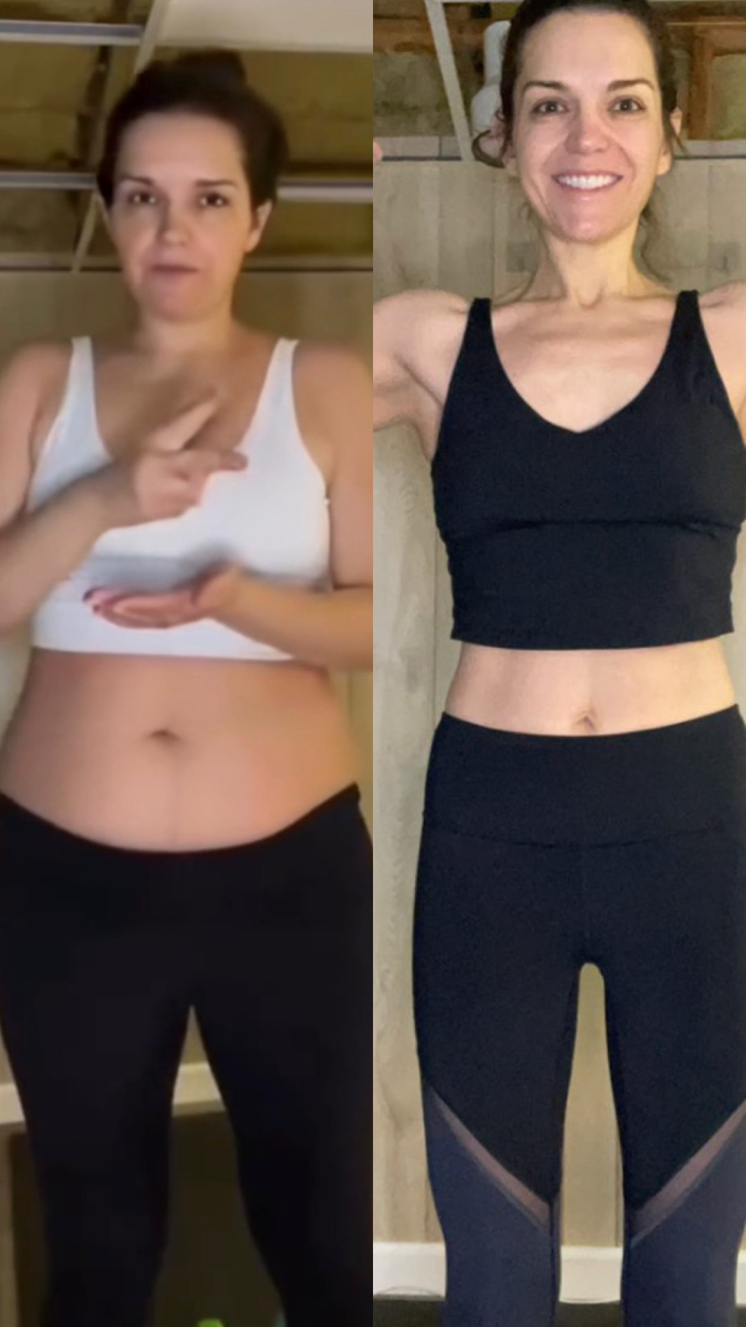 Brittany's before and after progress photos